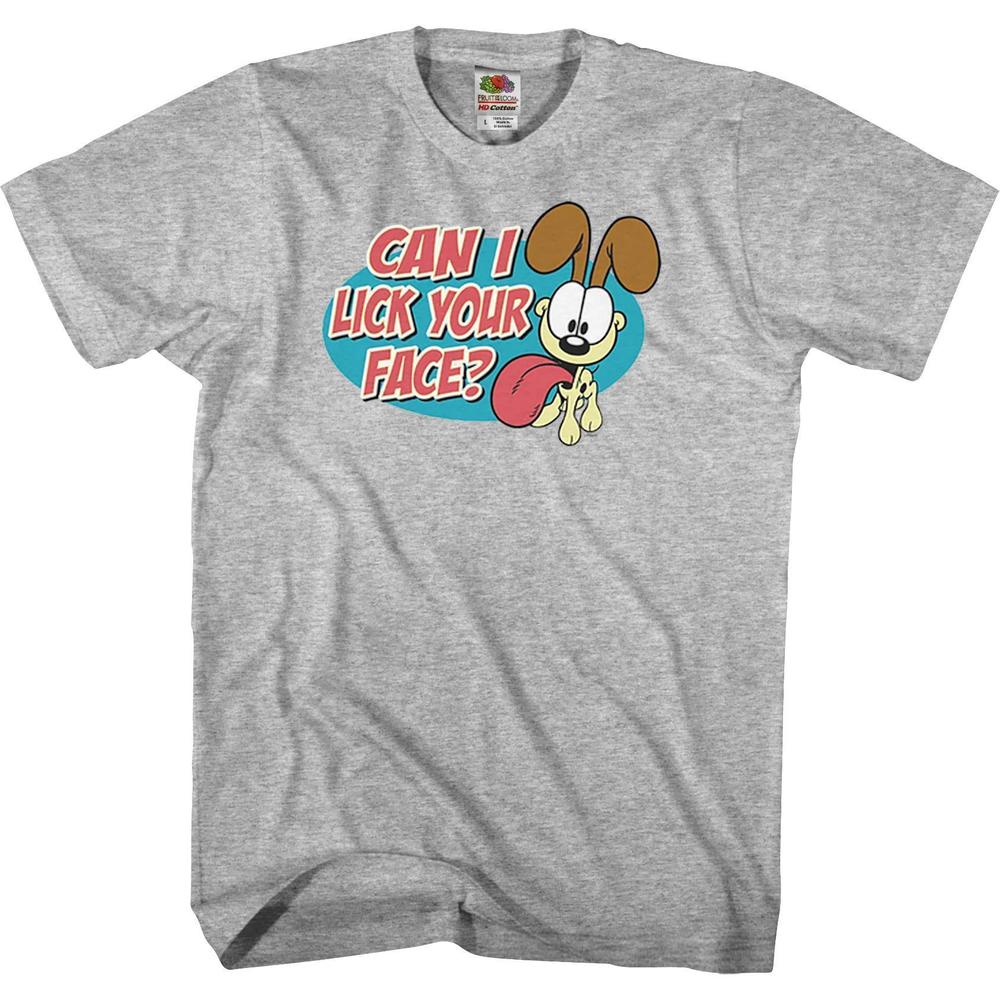 Can I Lick Your Face Garfield Tshirt
